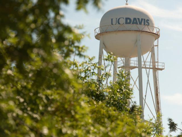UC Davis water tower